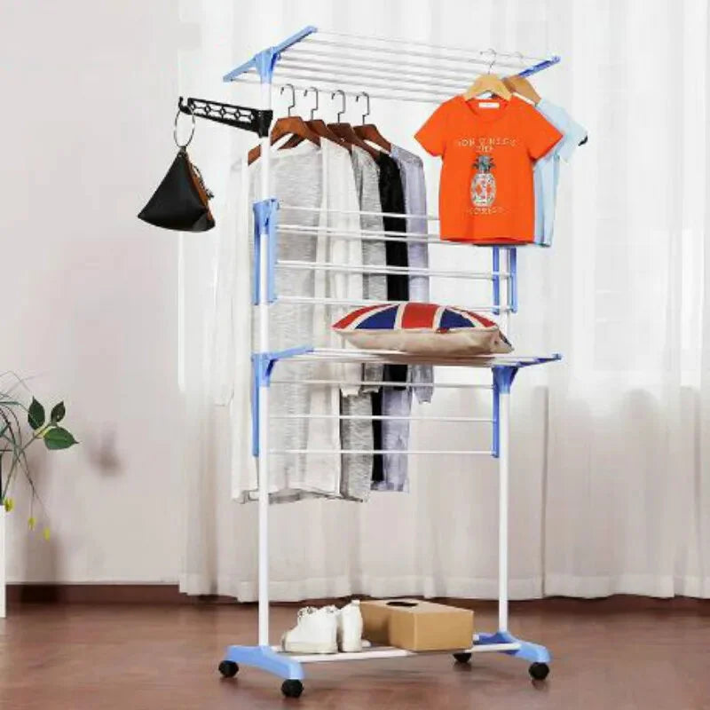 🌟 Tendedero de Ropa 3 niveles Plegable👔👚 + Envío Gratis