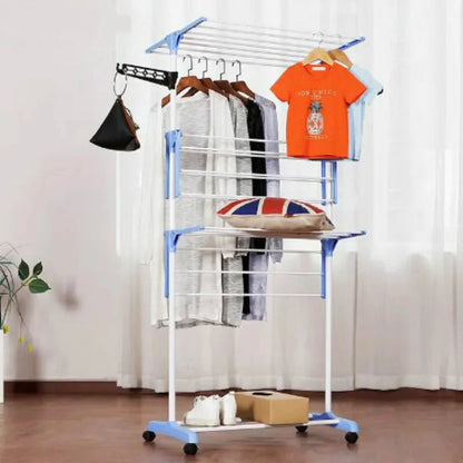 🌟 Tendedero  de Ropa 3 niveles Plegable👔👚 + Envío Gratis