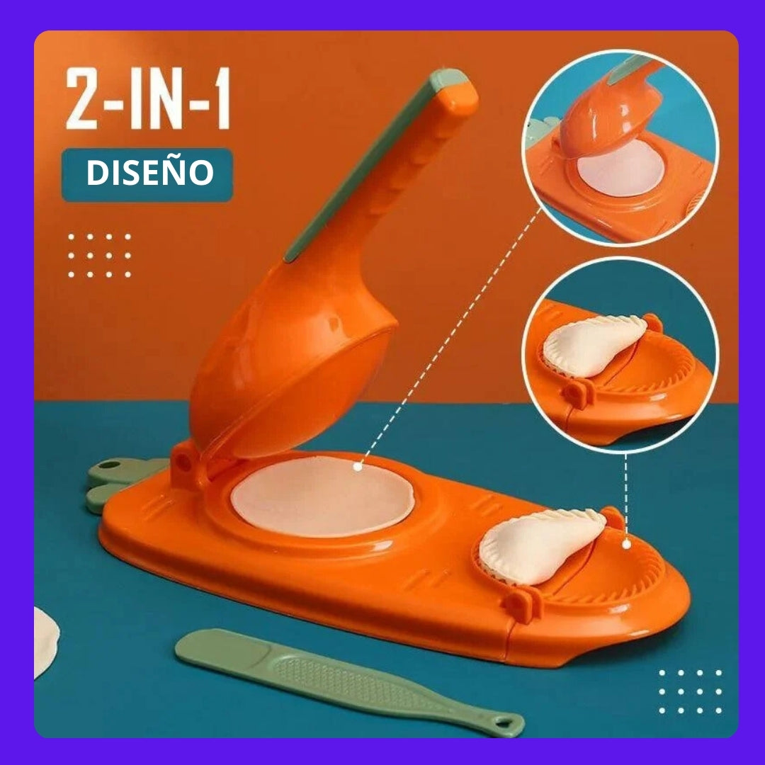 PRENSADORA  MULTIUSO 2 EN 1🥟👩‍🍳 + 2 DISPENSADORES DE HUEVO